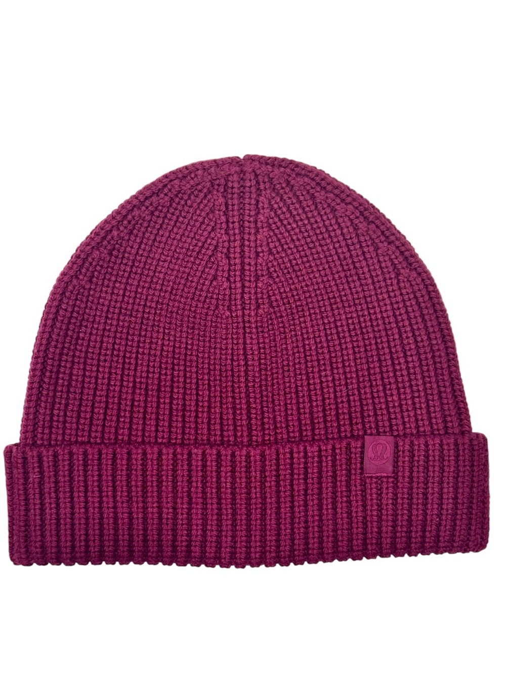 Lululemon Close-Fit Wool-Blend Ribbed Knit Beanie Deep Luxe Purple NWT O/S